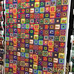 Örgü Patchwork Desenli Kumaş