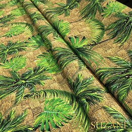 Palmiye Ağaçları Desenli Kumaş