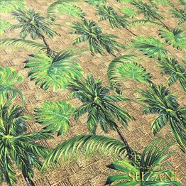 Palmiye Ağaçları Desenli Kumaş