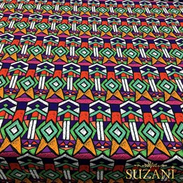 Pastel Etnik Desenli Kumaş