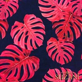 Pembe Deve Tabanı Desenli Kumaş