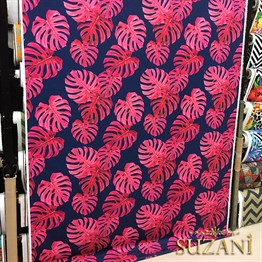 Pembe Deve Tabanı Desenli Kumaş