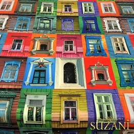 Pencereler Desenli Kumaş