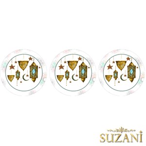 Ramazan Ayı Temalı Dikişsiz 3lü Supla Kumaşı