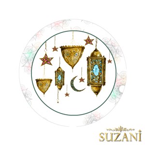 Ramazan Ayı Temalı Dikişsiz 3lü Supla Kumaşı