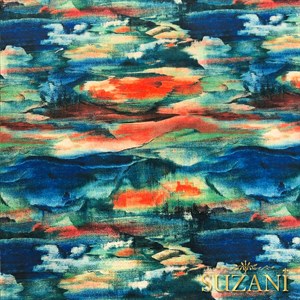 Renk Geçişli Taş Dokusu Desenli Dijital Baskılı Kumaş