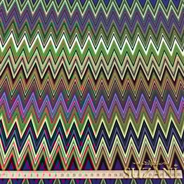 Renk Geçişli Zigzag Kumaş