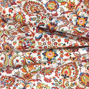 Renkli Goblen Desenli Dijital Baskılı Kumaş