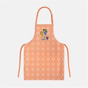 Retro Üzüm Desenli Mutfak Önlüğü Kumaşı