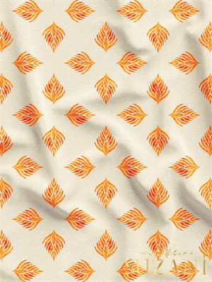 Şal Desenli Dijital Baskılı Kumaş