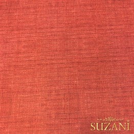 Şeftali Keten Görünümlü Dijital Baskılı Kumaş