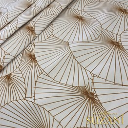 Şemsiye Desenli Dijital Baskılı Kumaş