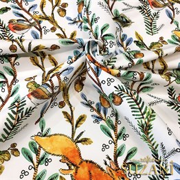 Sincap Sonbahar Temalı Kumaş