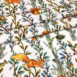 Sincap Sonbahar Temalı Kumaş