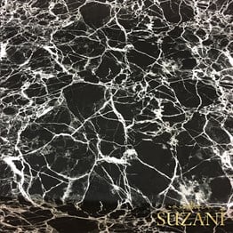 Siyah Mermer 01 Desenli Kumaş