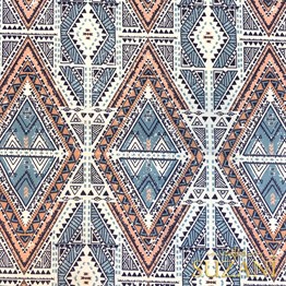 Soft Afrika Desenli Dijital Baskılı Kumaş