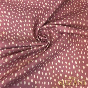 Soft Boho Benek Desenli Dijital Baskılı Kumaş