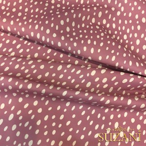 Soft Boho Benek Desenli Dijital Baskılı Kumaş