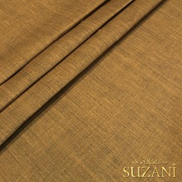 Tarçın Keten Görünümlü Dijital Baskılı Kumaş