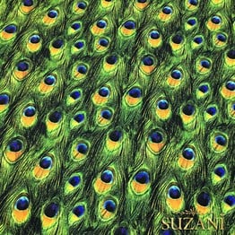 Tavus Kuşu Tüyü Desenli Kumaş