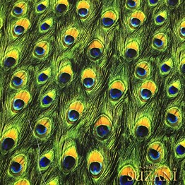 Tavus Kuşu Tüyü Desenli Kumaş