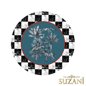 Tropikal Desenli Dikişsiz 3lü Supla Kumaşı