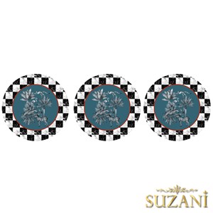 Tropikal Desenli Dikişsiz 3lü Supla Kumaşı