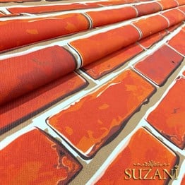 Tuğla Desenli Kumaş