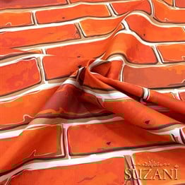 Tuğla Desenli Kumaş