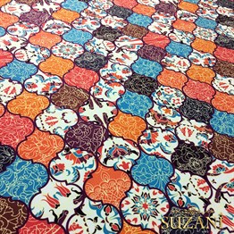 Türk Motifi Moroccan Desenli Kumaş