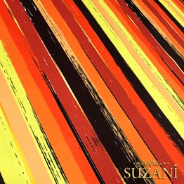 Turuncu Eskitme Çizgili Kumaş