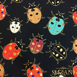 Uğur Böceği Desenli Kumaş