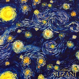 Van Gogh Yıldızlı Gece Desenli Kumaş