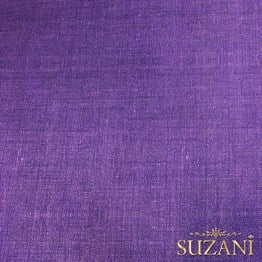 Violet Keten Görünümlü Dijital Baskılı Kumaş