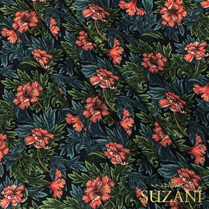 William Morris Çiçek Desenli Dijital Baskılı Kumaş