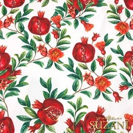 Yeni Nar Desenli Kumaş