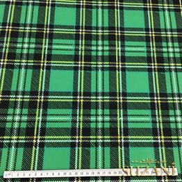 Yeşil Klasik Ekose Kumaş