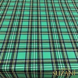 Yeşil Klasik Ekose Kumaş