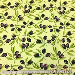 Zeytin Desenli Kumaş