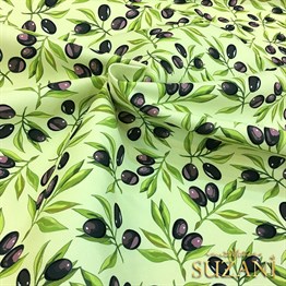 Zeytin Desenli Kumaş