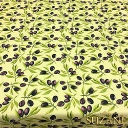 Zeytin Desenli Kumaş