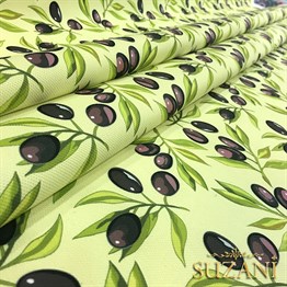 Zeytin Desenli Kumaş