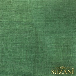 Zümrüt Keten Görünümlü Dijital Baskılı Kumaş