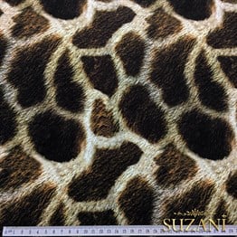 Zürafa Kürkü Desenli Kumaş