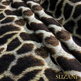 Zürafa Kürkü Desenli Kumaş