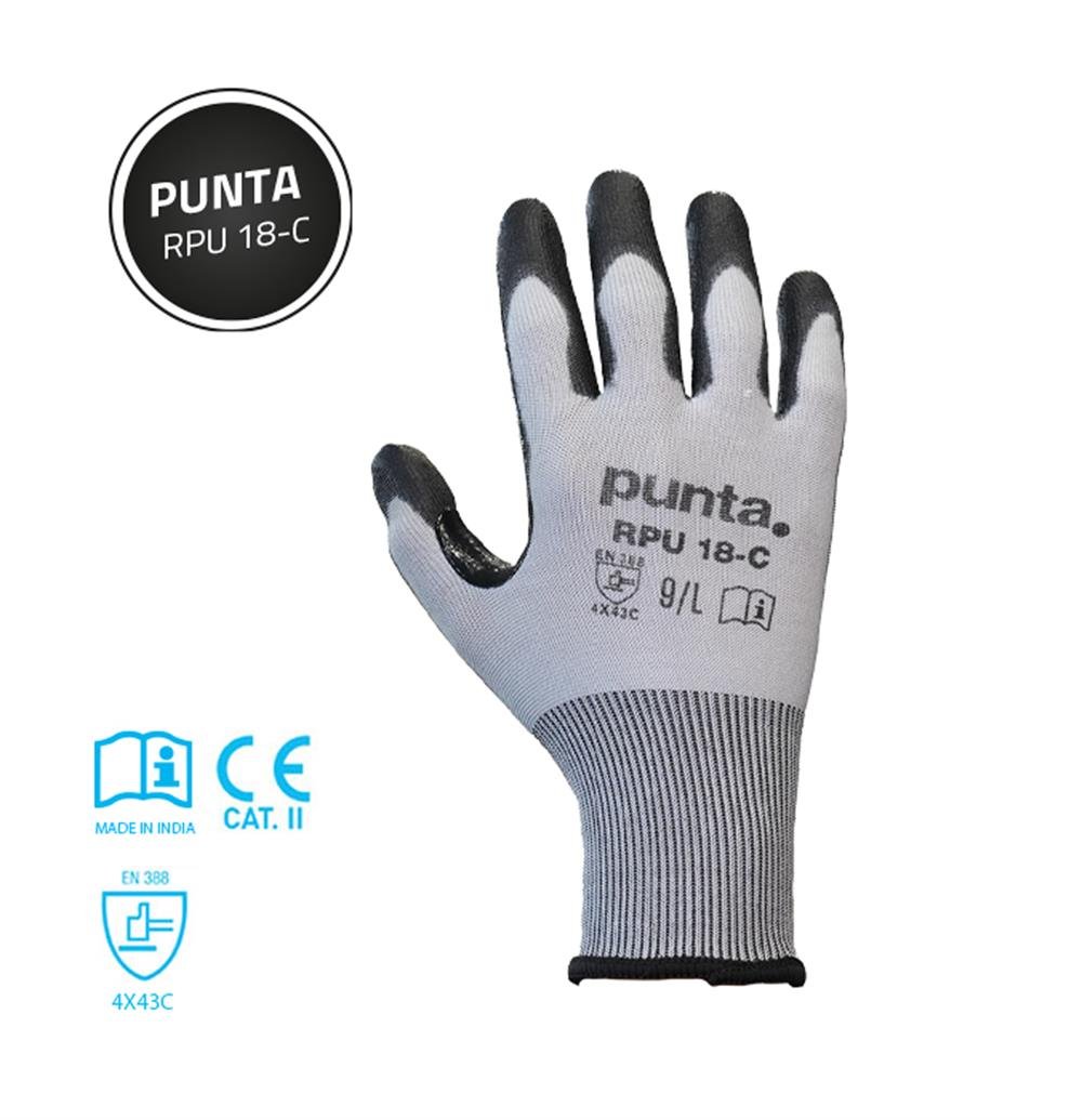 Kesilmeye Dayanıklı Eldiven · PU | Punta RPU 18-C