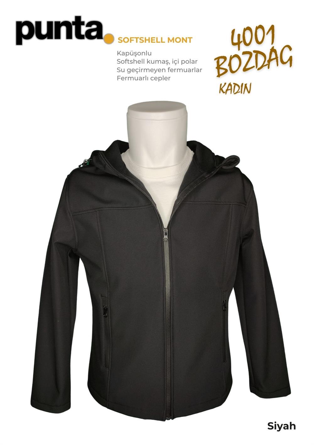 Softshell Mont Kadın (Su Geçirmez) | Punta Bozdağ
