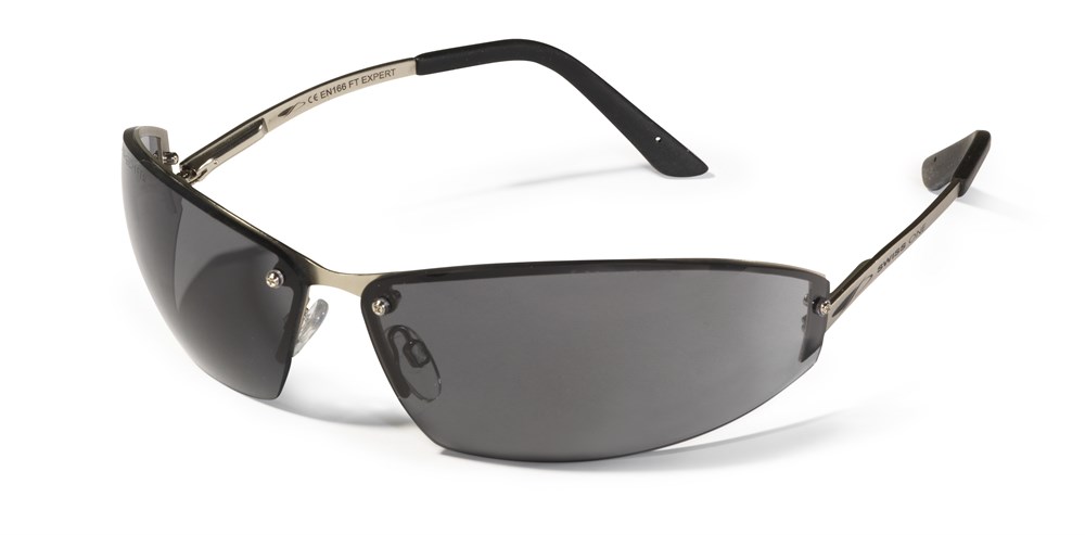 Metal Çerçeve Füme İş Gözlüğü | Swissone Expert