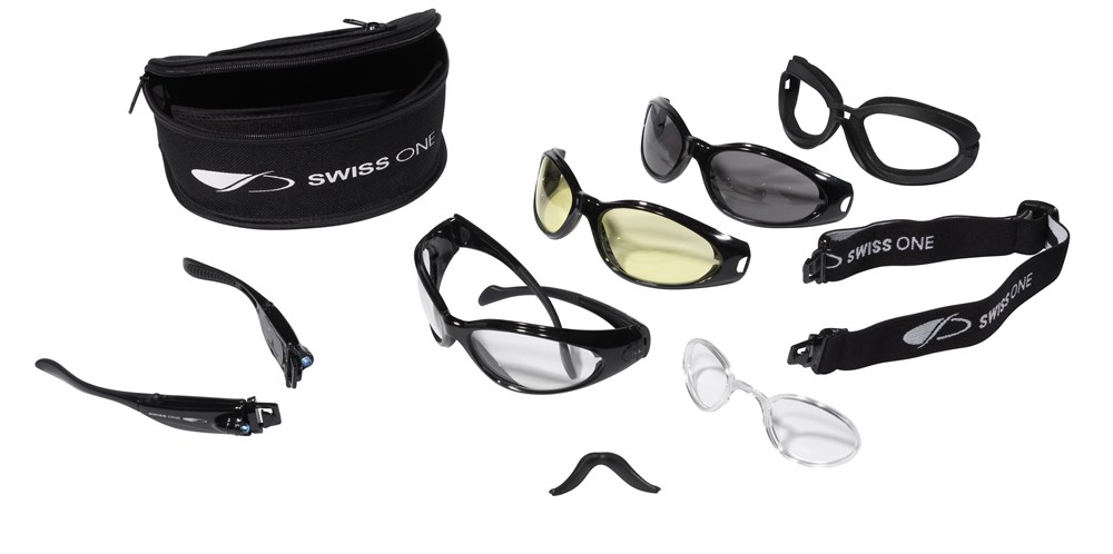 Çok Amaçlı Koruyucu Gözlük (Led Işıklı) | Swissone Matrix