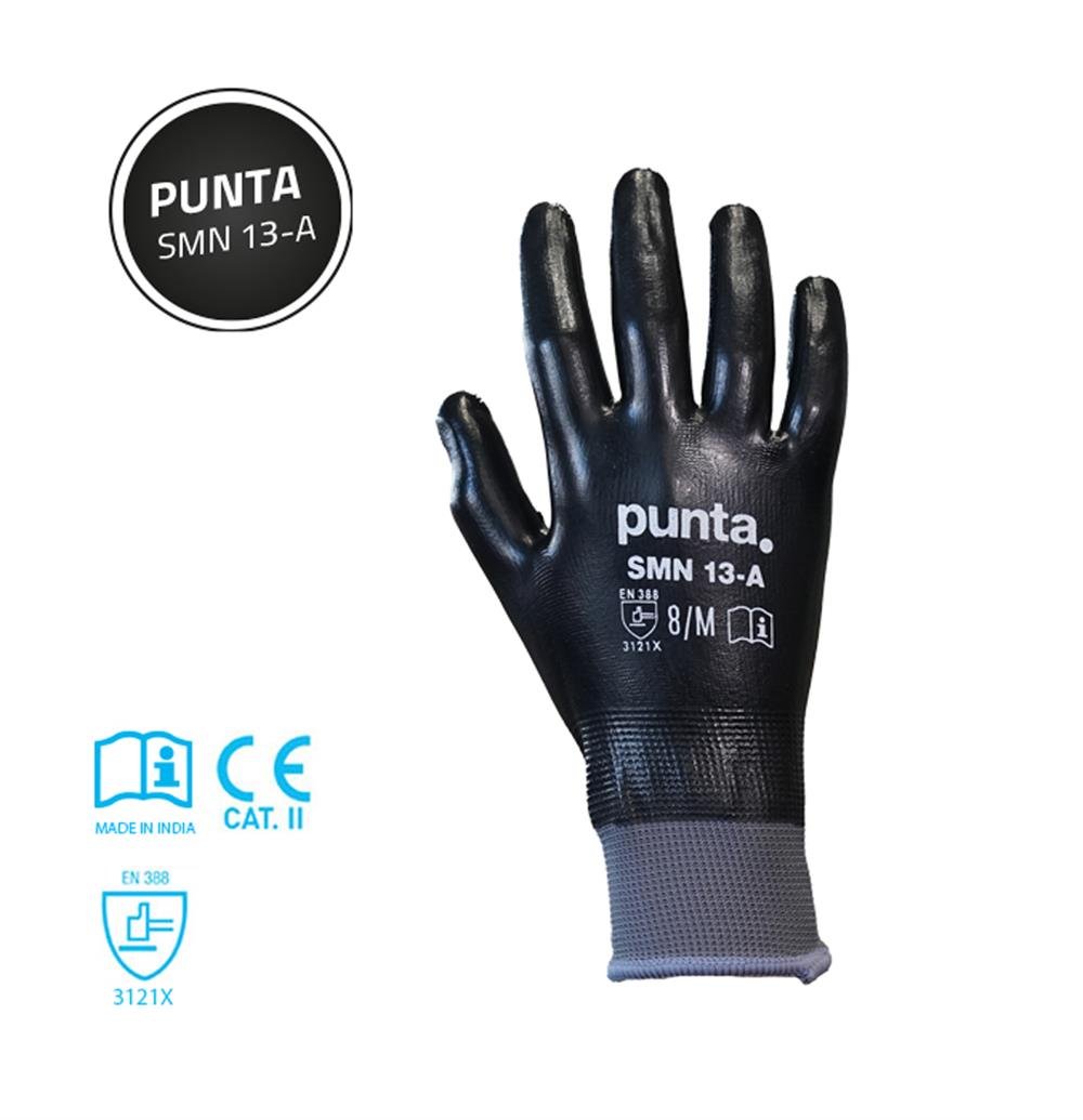 Tam Nitril Kaplı Eldiven| Punta SMN 13-A